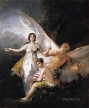 La verdad rescatada por el tiempo Francisco de Goya Pinturas al óleo